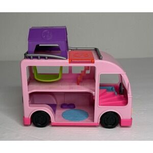 Barbie Pink Pet Camper Van tent top Swing 4.5"X 7" Just play 2021 Mattel As Is